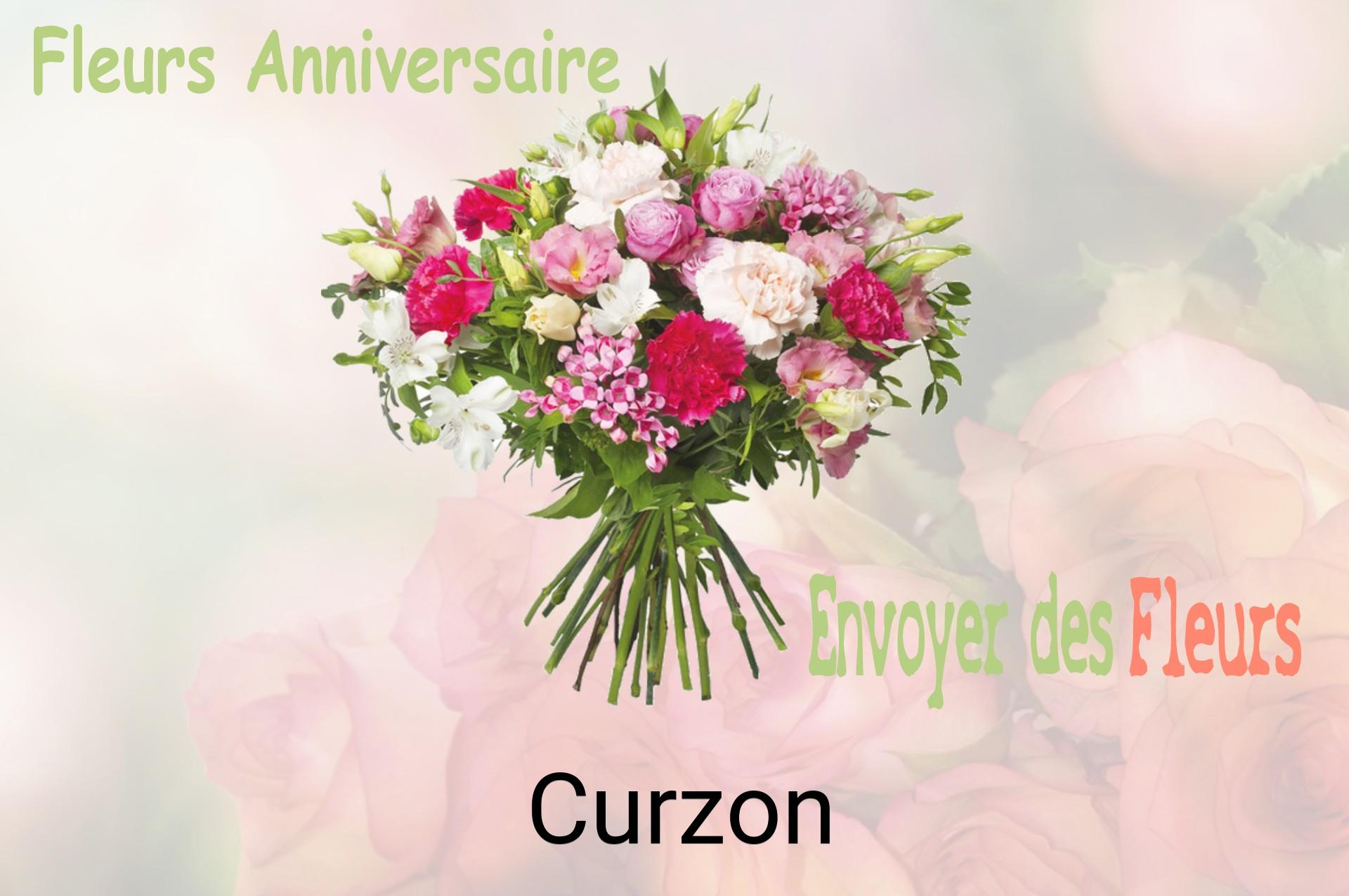 Bouquet de fleurs d’anniversaire livré à Curzon